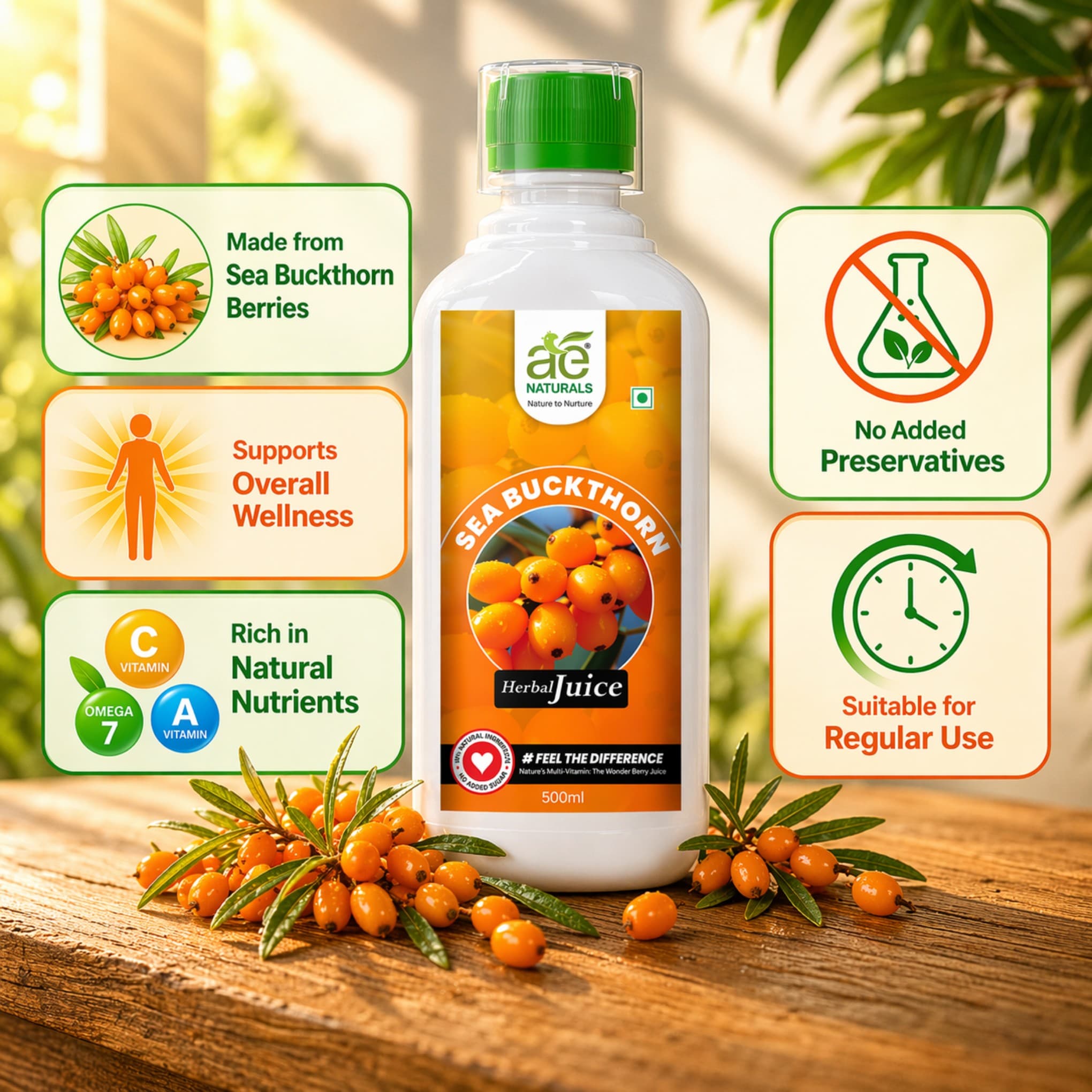 Sea Buckthorn Herbal Juice  thumbnail 4