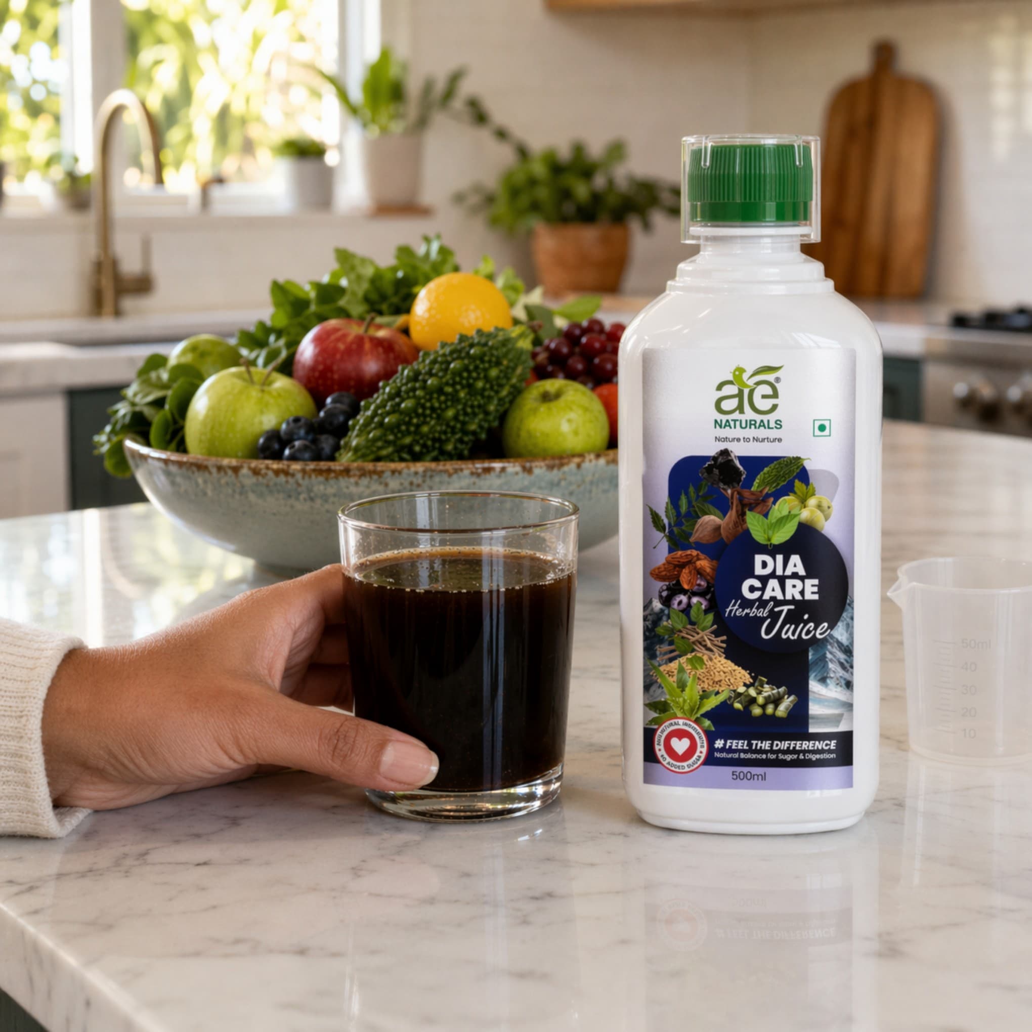 AE Naturals Dia Care Herbal Juice 500ml thumbnail 2