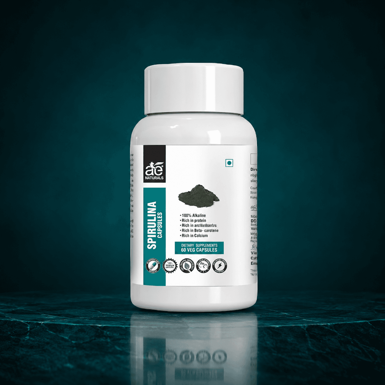 Spirulina Capsules 60 Caps
