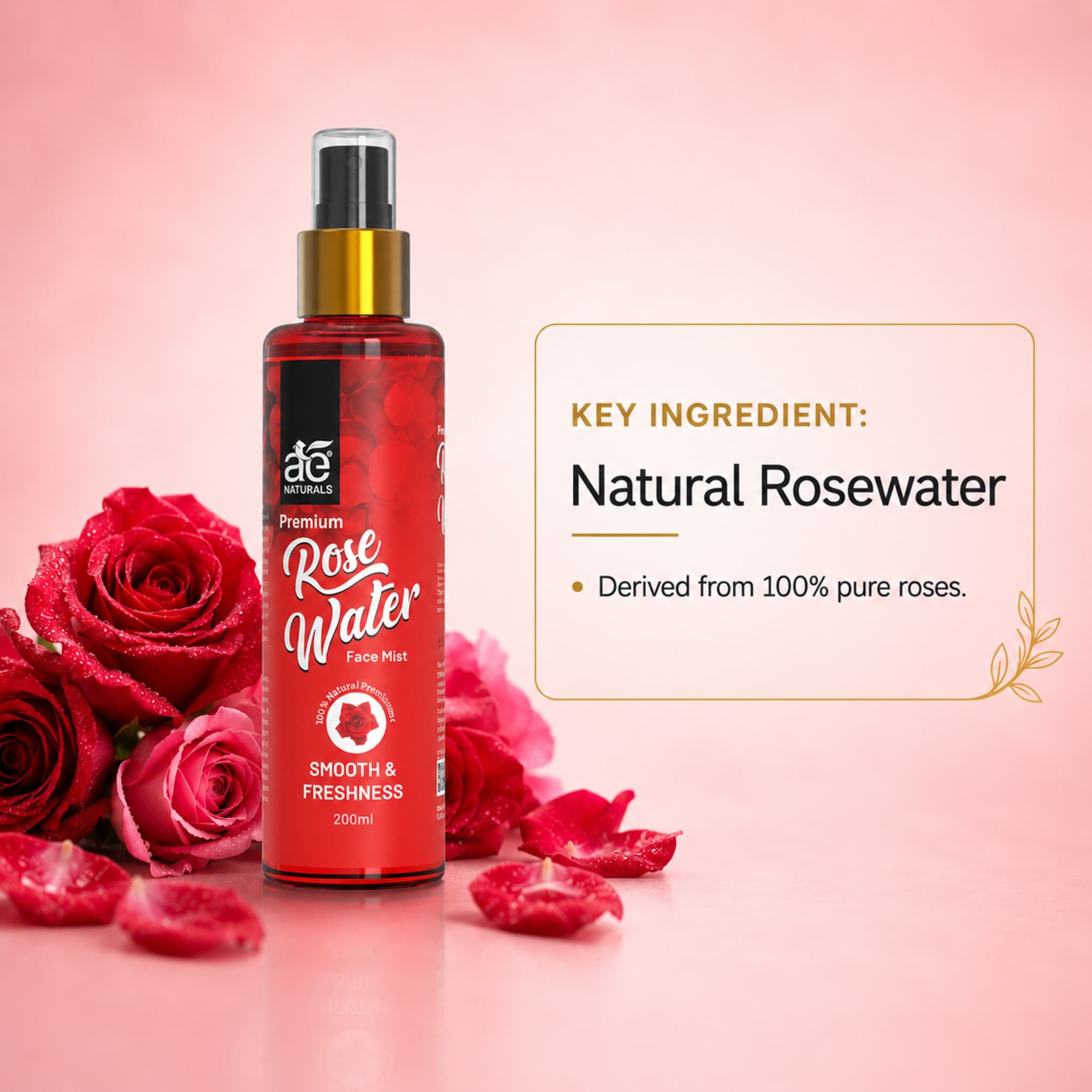 Premium Rose Water 200ml thumbnail 5