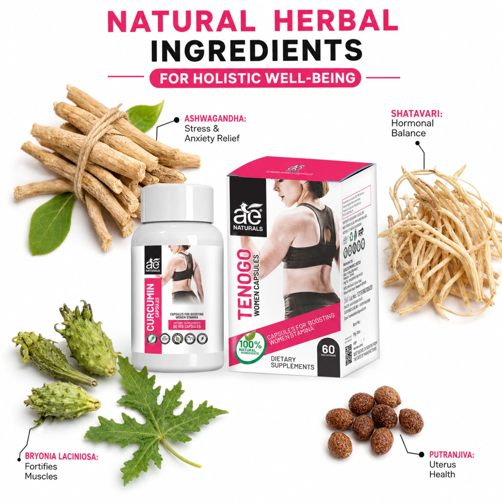 Tenogo Women Stamina Capsules 60 Caps thumbnail 2