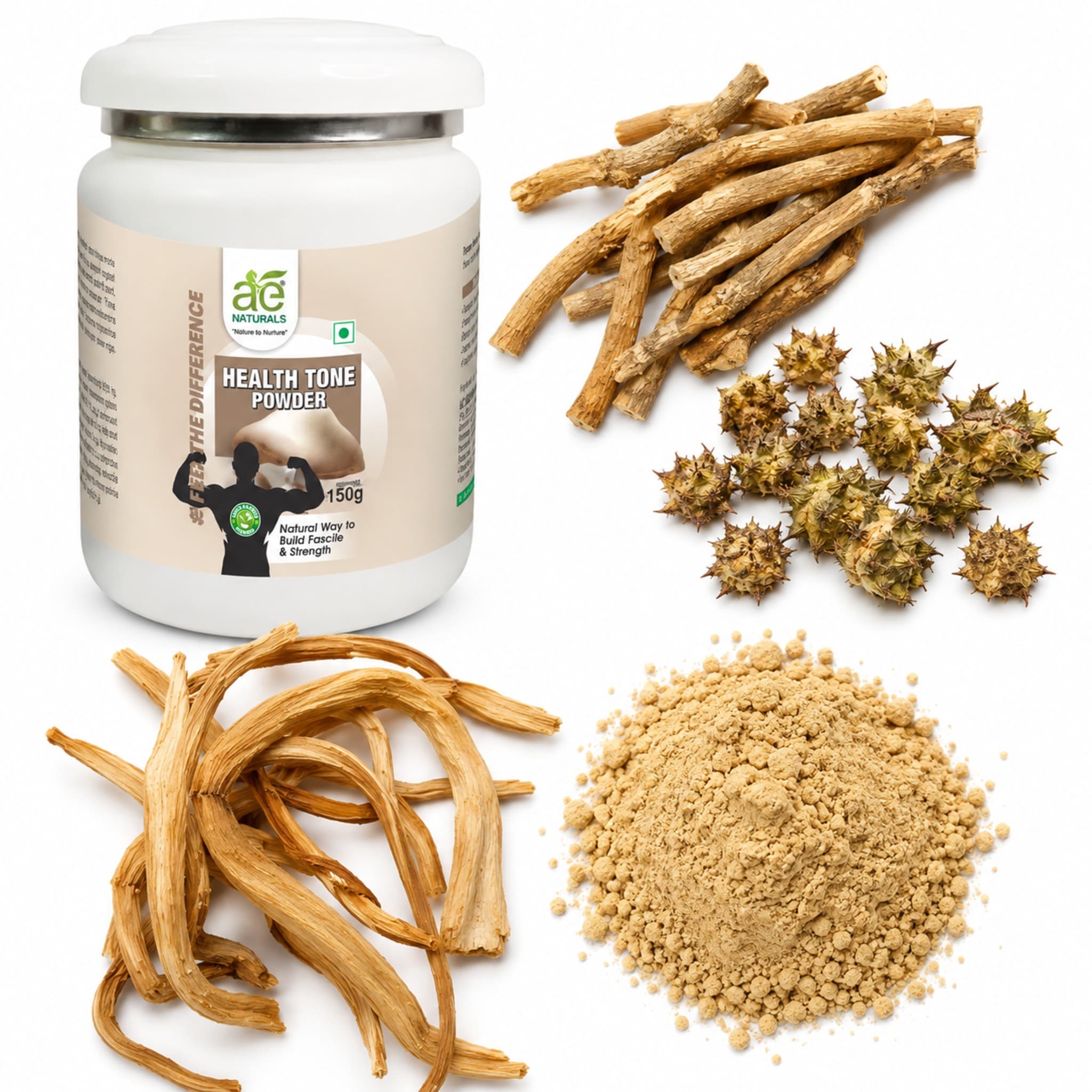 AE Naturals Health Tone Powder For Weight Gain 150g thumbnail 2