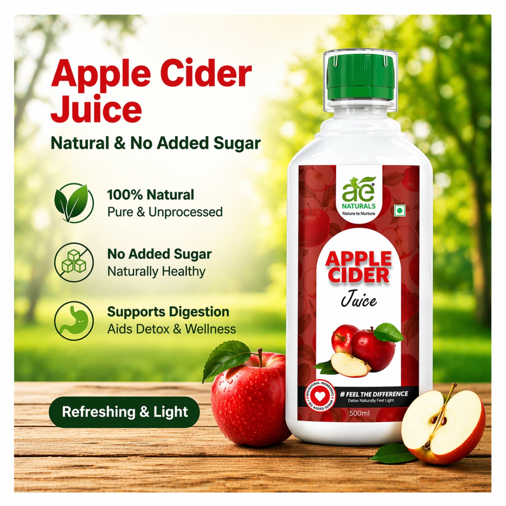 Apple Cider Juice – Natural & No Added Sugar thumbnail 2